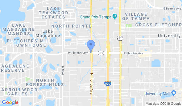 A Self Defense Tampa location Map