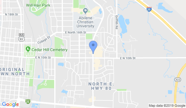 Abilene Mixed Martial Arts location Map