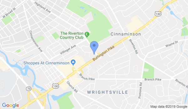 Action Karate Cinnaminson/ Delran/ Riverton/ Moorestown/ Pennsauken/ Maple Shade location Map
