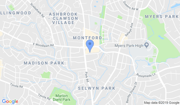 Aikido Academy of Charlotte location Map
