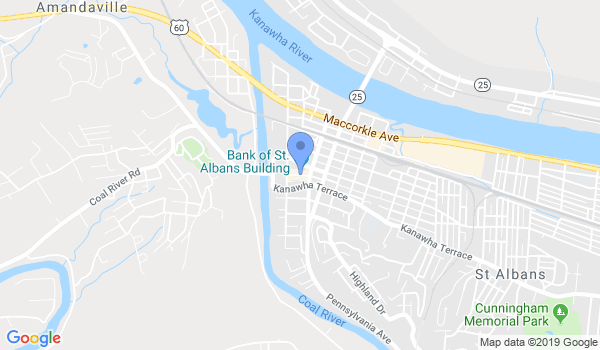 Aikido Association of W VA location Map