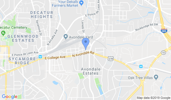 Aikido Center of Atlanta location Map