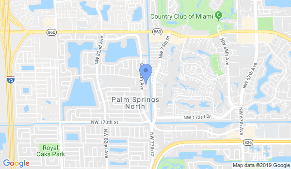 Aikido Center of Miami location Map