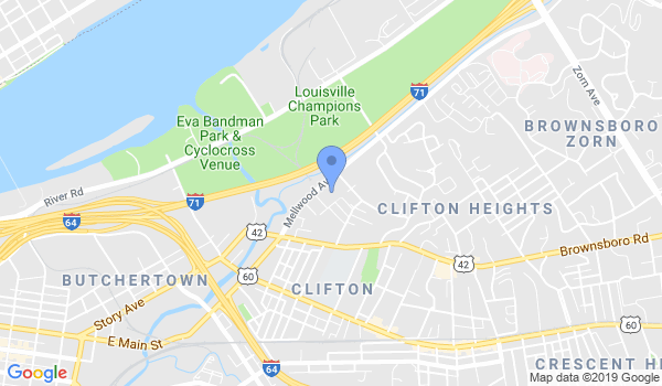 Louisville Aikikai - Aikido location Map