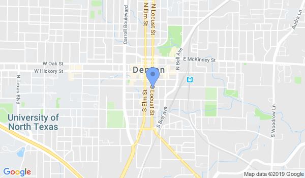 Aikido of Denton location Map