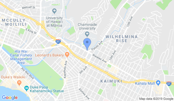 Aikido of Honolulu location Map