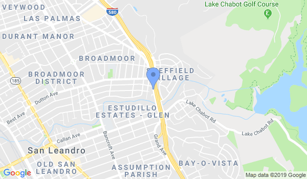 Aikido of San Leandro location Map