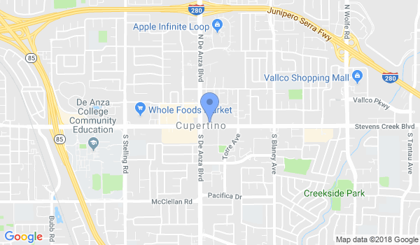 Aikido of Silicon Valley location Map