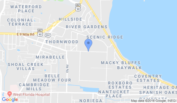 Aikido of West Florida location Map