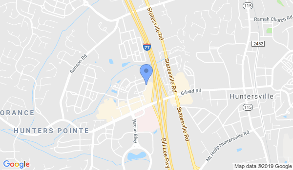 Aikido of Charlotte location Map
