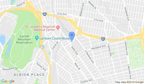 Aikido Center of Paterson location Map
