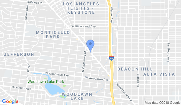 Aikido Center of San Antonio - Sho Shin Juku location Map