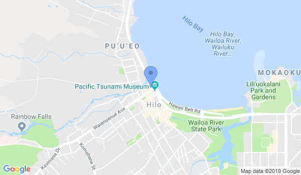 Aikido of Hilo location Map