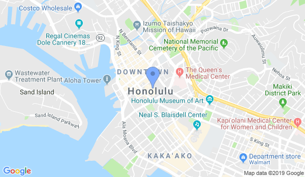 Aloha Karate Academy location Map