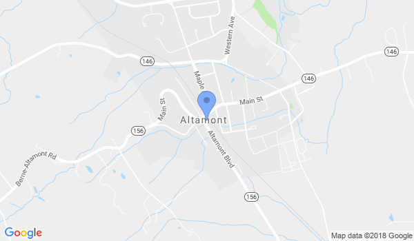 Altamont Martial Arts location Map