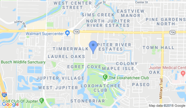 American Mixed Martial Arts location Map