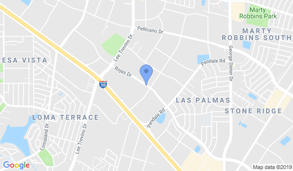 America's Best Karate Center El Paso location Map