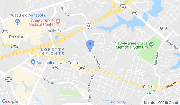 Annapolis Karate & Learning location Map