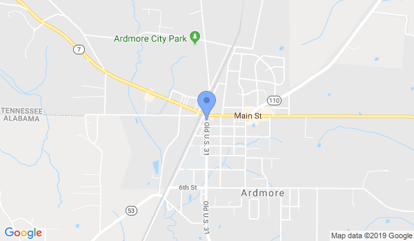 Ardmore Karate Studio location Map