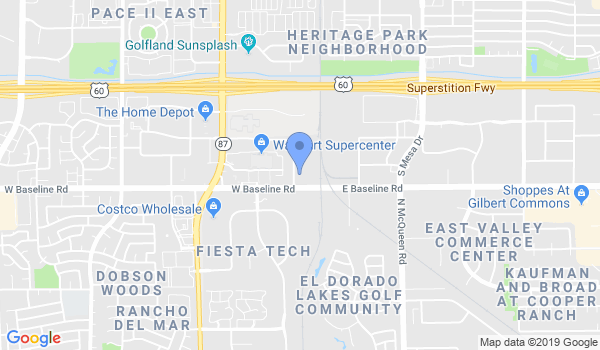 Arizona School of Traditional Karate location Map