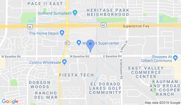 Arizona Hombu location Map