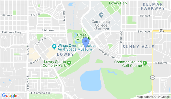 Ata Denver Taekwondo Academy location Map