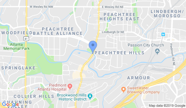 Atlanta Kick Karate-Kickboxing location Map