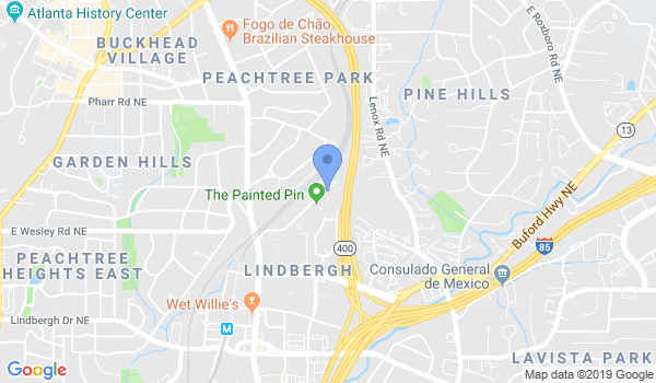 Atlanta Kick location Map