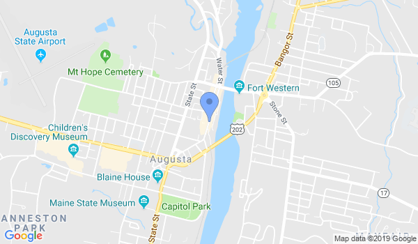 Augusta Taekwondo Center location Map