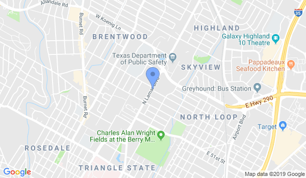 Austin Aikido Inc location Map