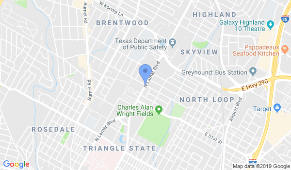 Austin Kenpo Karate location Map