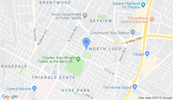 Austin Ki Aikido Ctr location Map