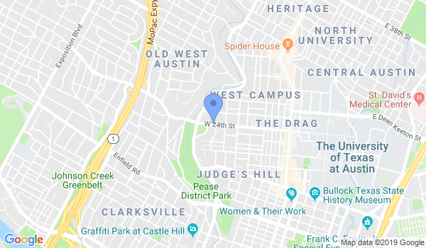 Austin Jiu-Jitsu location Map