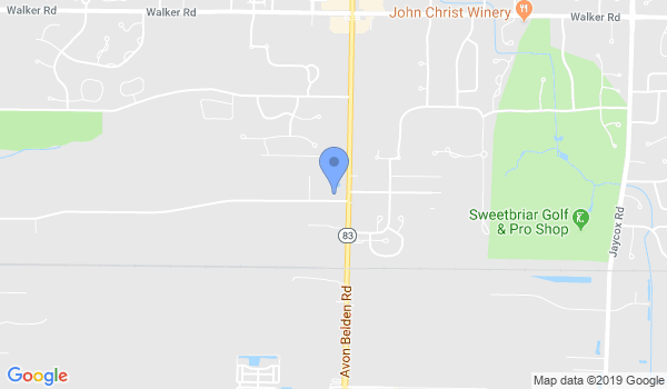 Avon Lake Karate Academy location Map