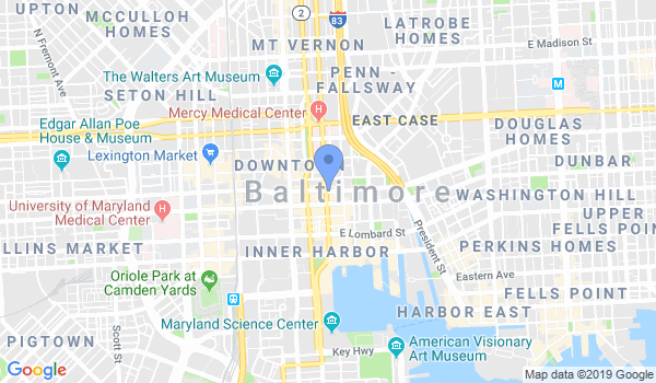 Baltimore Karate Club Inc location Map
