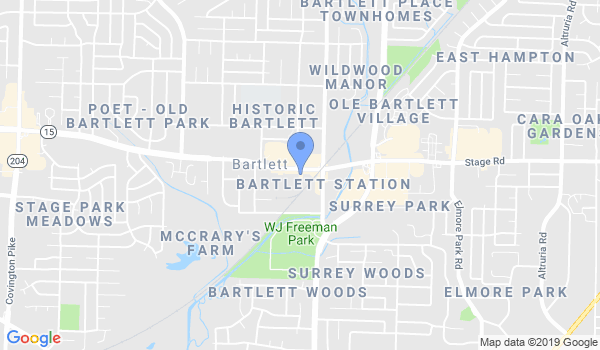 Bartlett Taekwondo Inc location Map