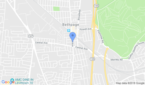 Bethpage Shotokan Karate Club location Map
