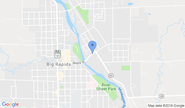 Big Rapids Martial Arts Academy location Map
