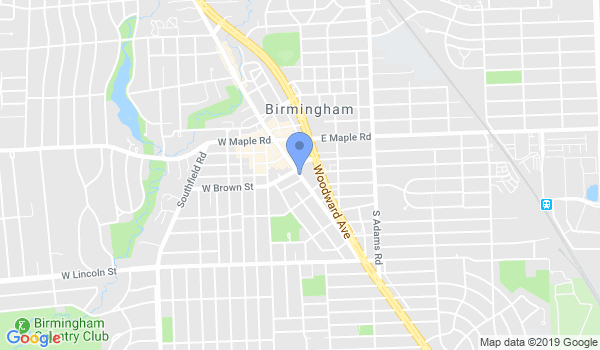 Birmingham Martial Arts location Map