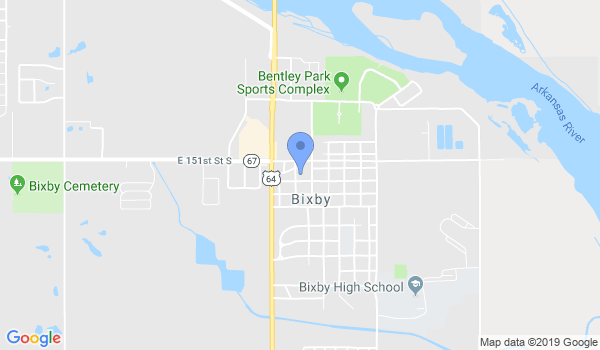 Bixby Wild Bunch Boxing, Karate and Tae Kwon Do location Map
