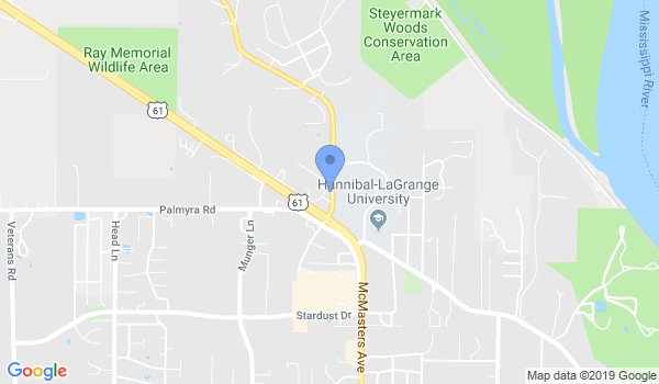 Black Belt Karate Assn location Map