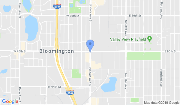 Bloomington Karate Ctr Inc location Map