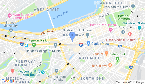 Boston Kung Fu Tai Chi Inst location Map
