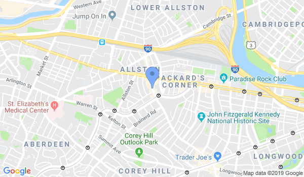 Boston Martial Arts Ctr location Map
