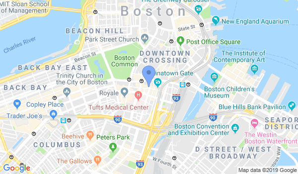 White Tiger Taekwondo/Boston Taekwondo Moo Duk Kwan location Map