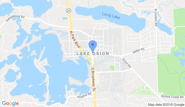 Braxton's Martial Arts location Map