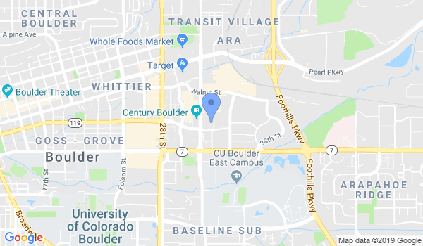 Brazilian Jiu-Jitsu Boulder location Map