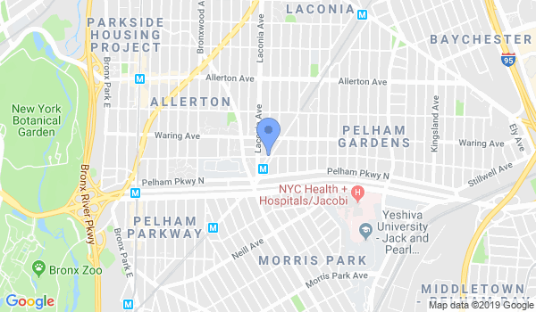 Bronx Combat Hapkido Club location Map