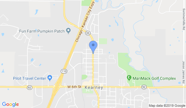 Kearney Family Martial Arts location Map