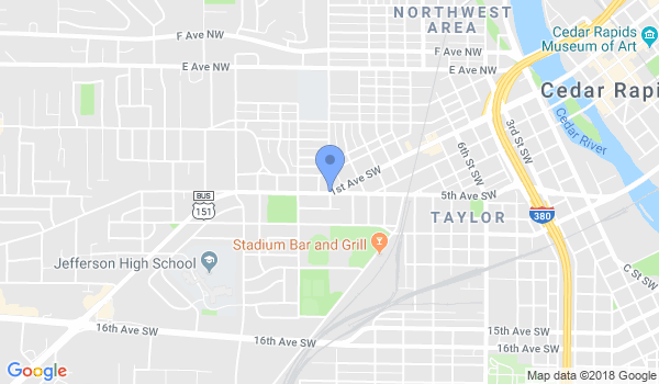 Bruce Taekwondo Academy location Map